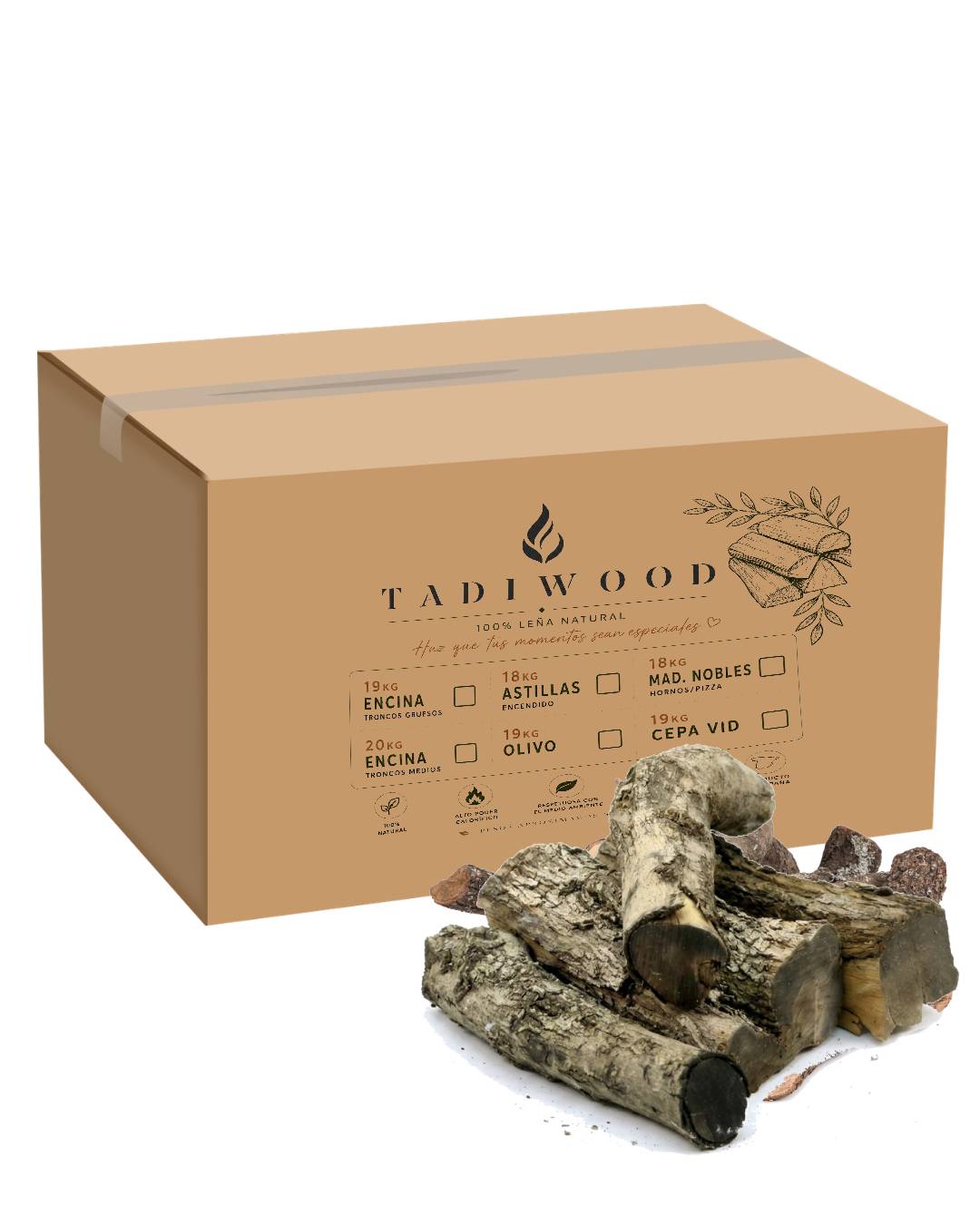 caja olivo