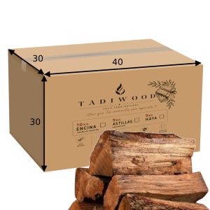 9kg Leña de roble troncos medios